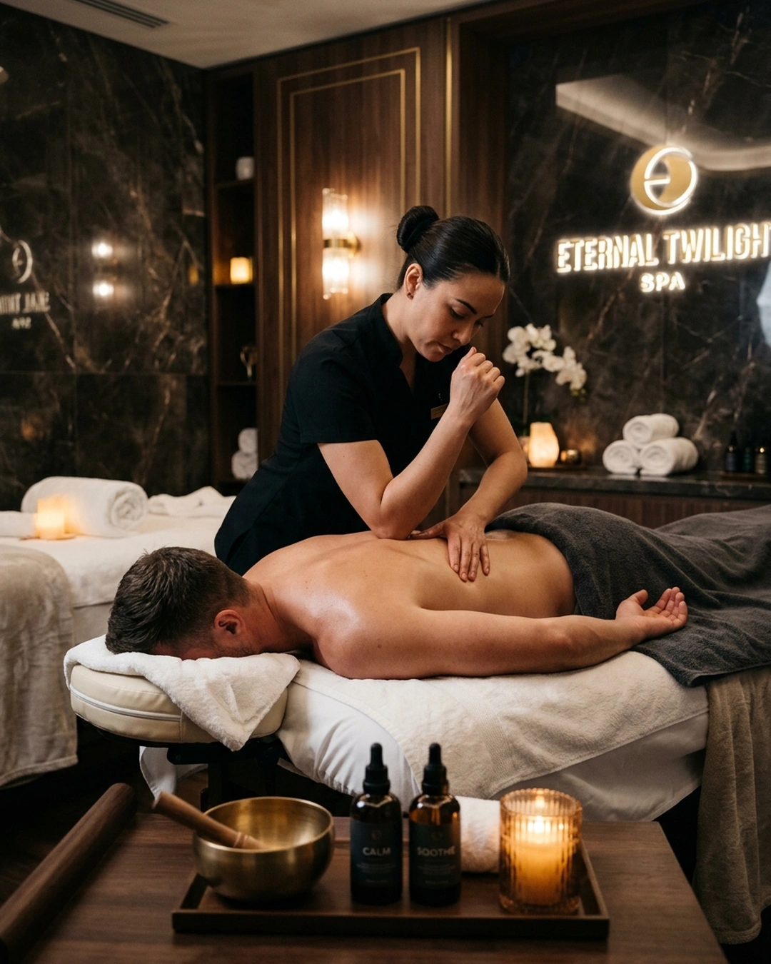 Deep Tissue Massage at Eternal Twilight Spa