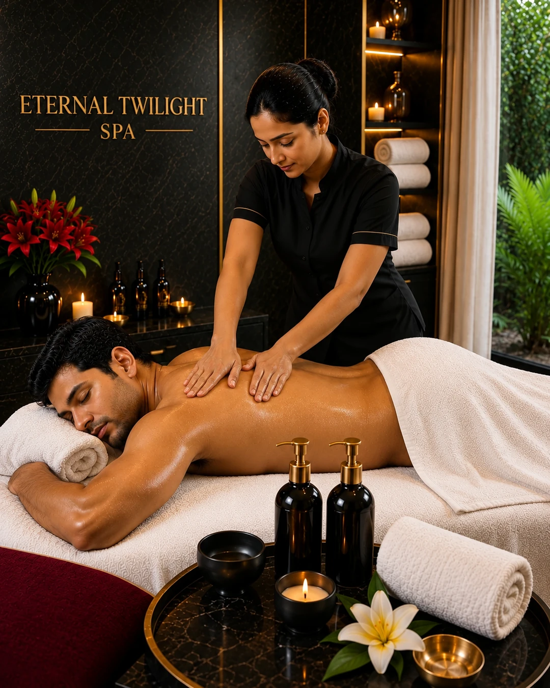 Swedish Massage at Eternal Twilight Spa